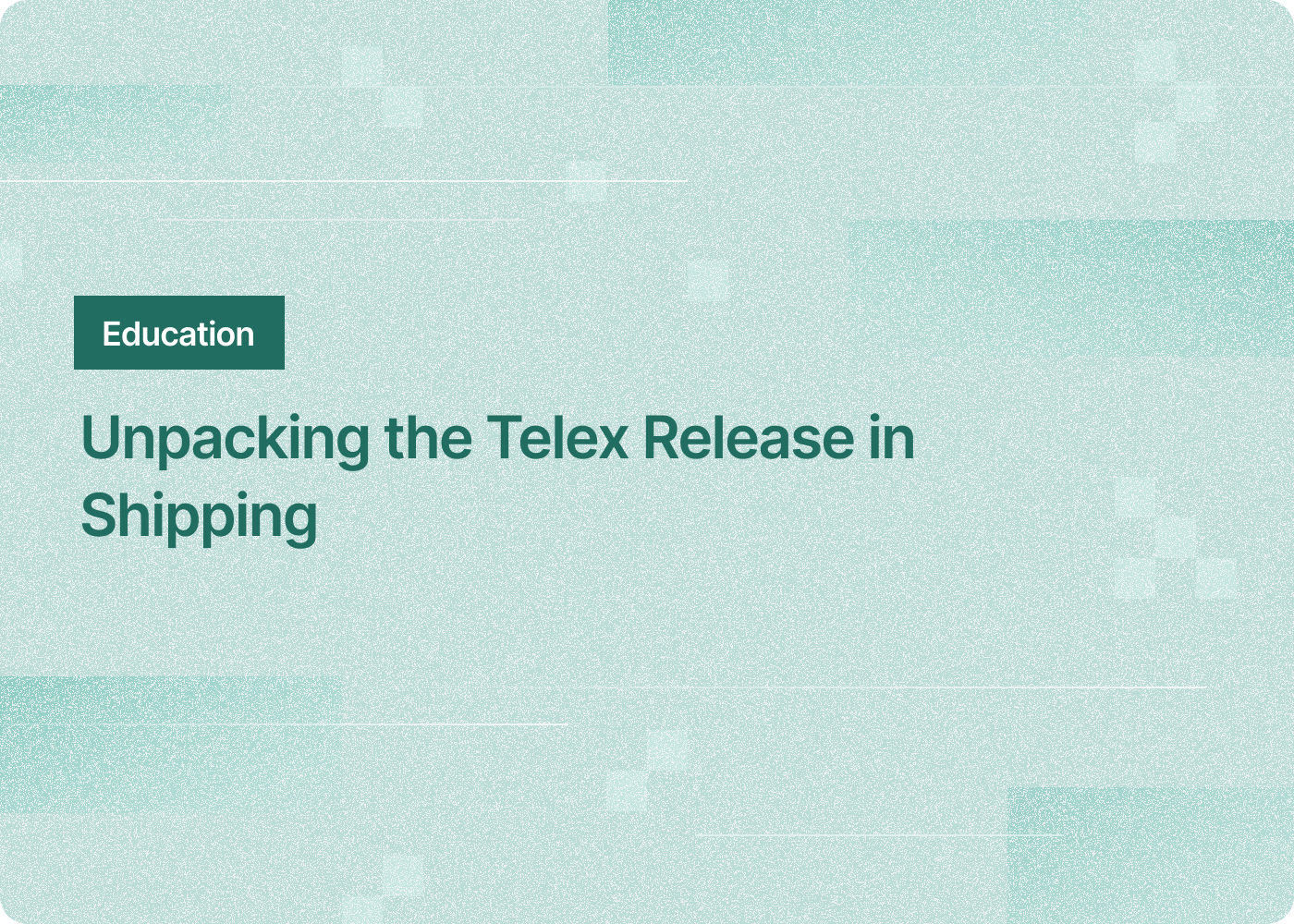 Unpacking the Telex Release in Shipping