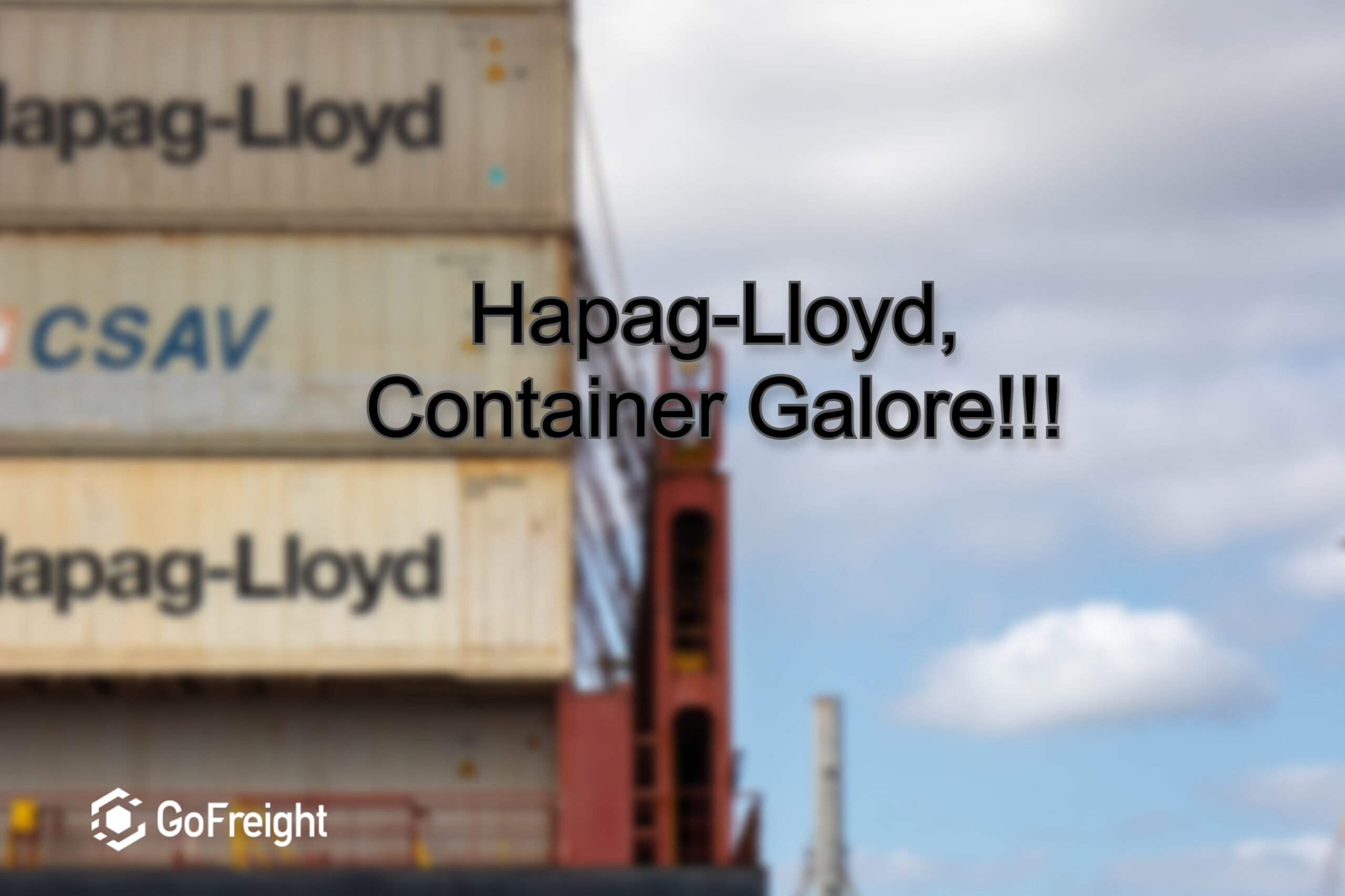 Hapag-Lloyd Can’t “Contain” it Anymore