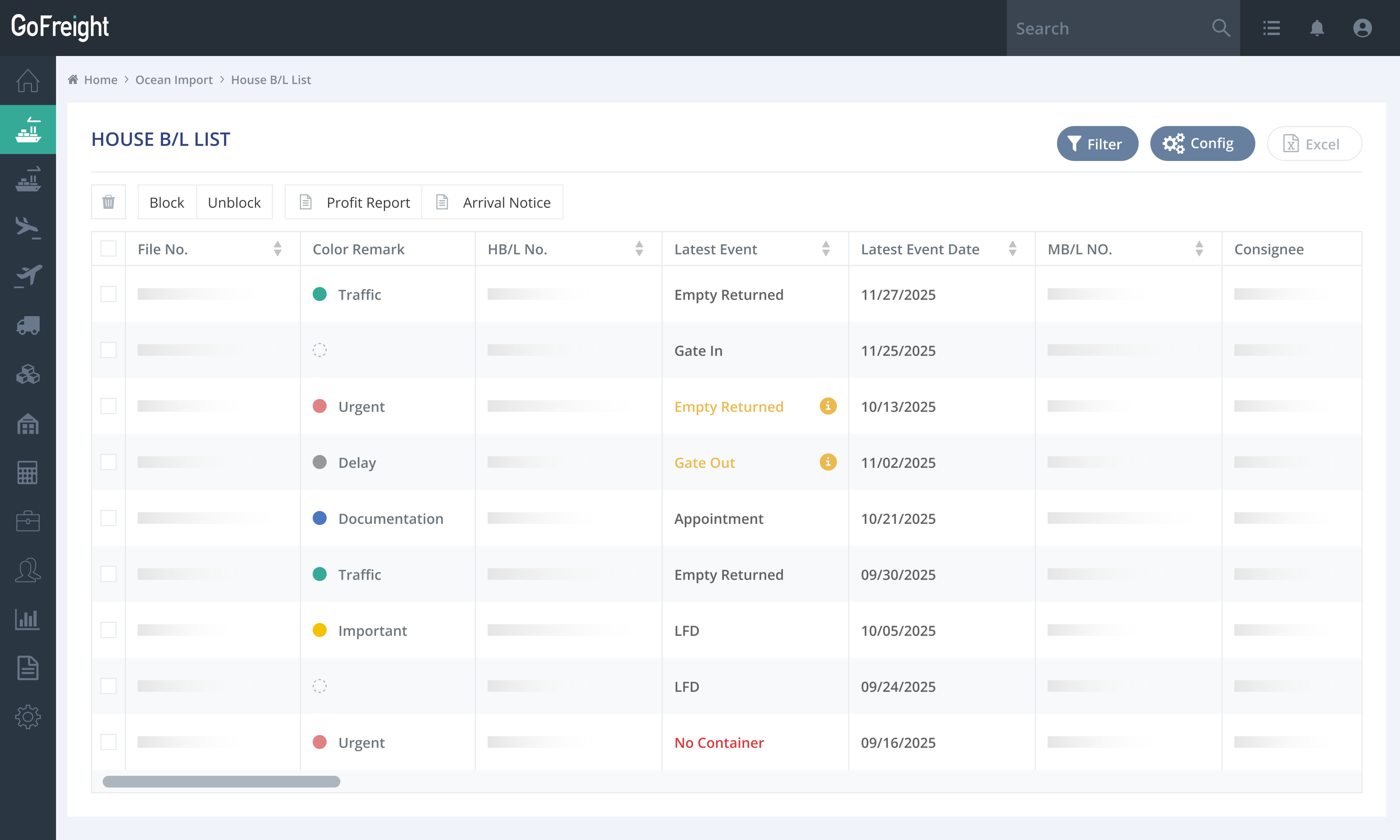 Forwarding Operation UI