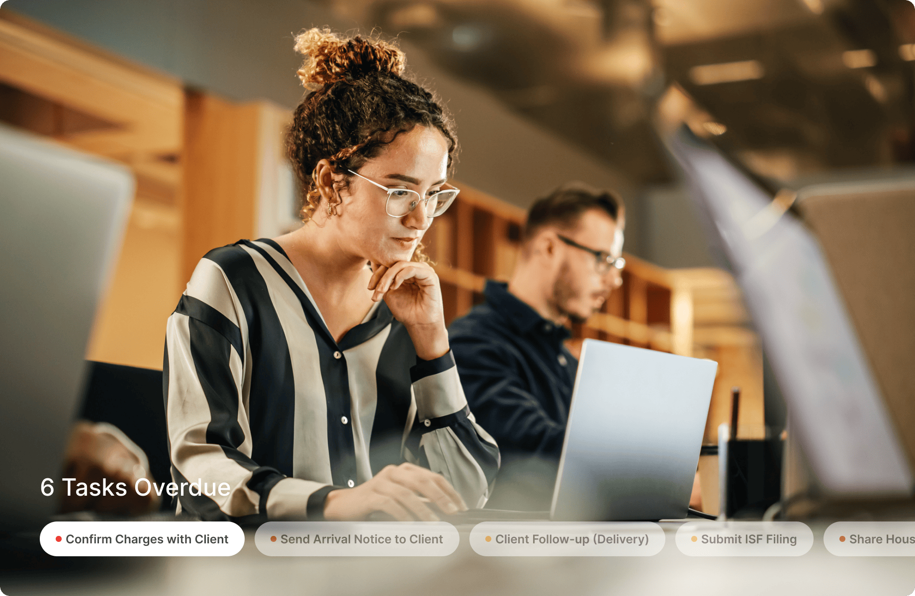 A visual representation of missed follow-ups.