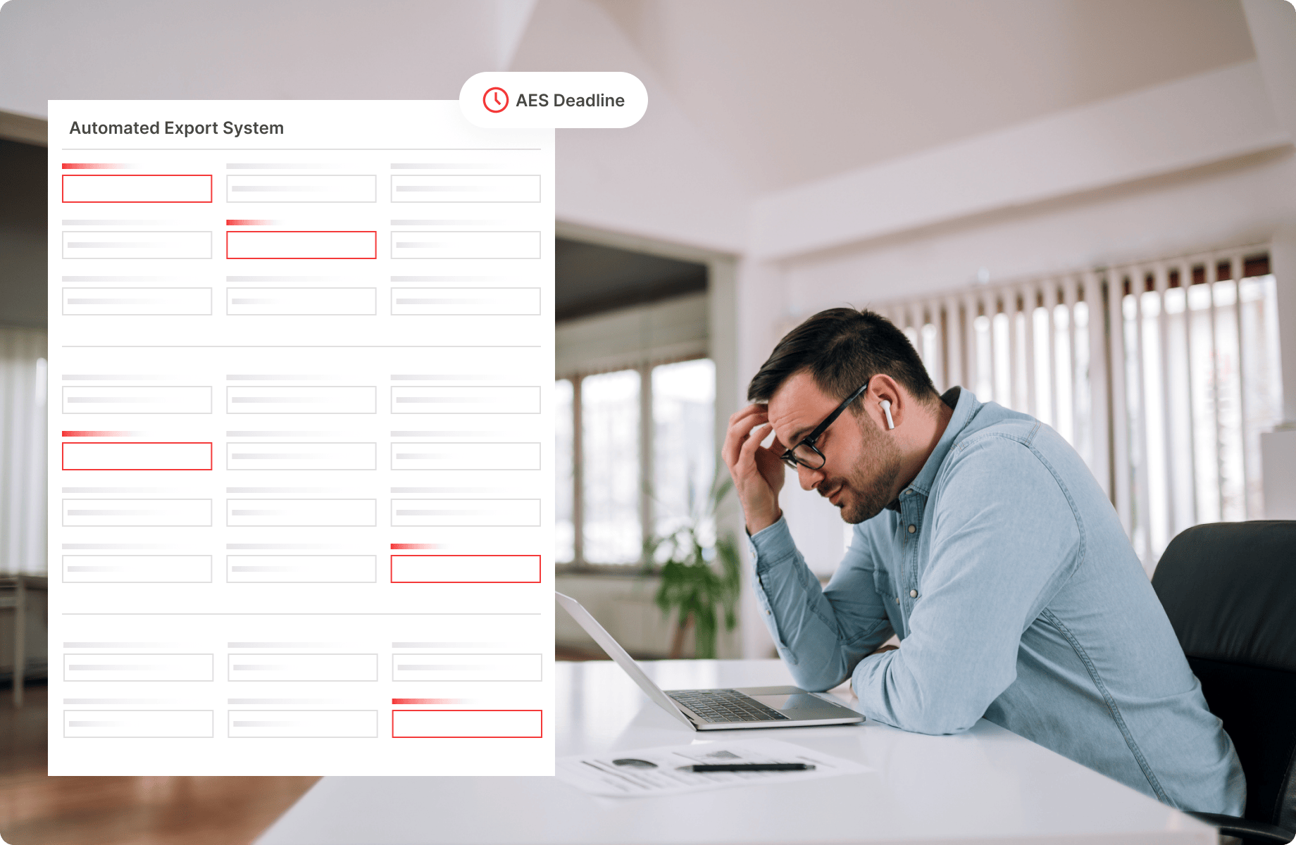 AMS Direct compliance interface showing automated filing and invoice management.