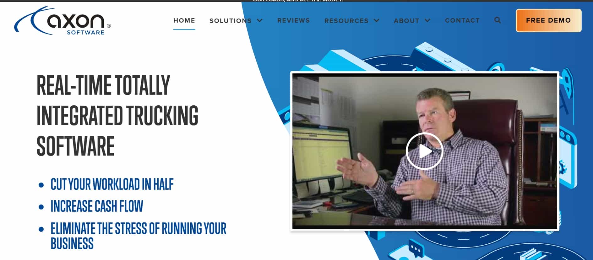 Axon Software website screenshot