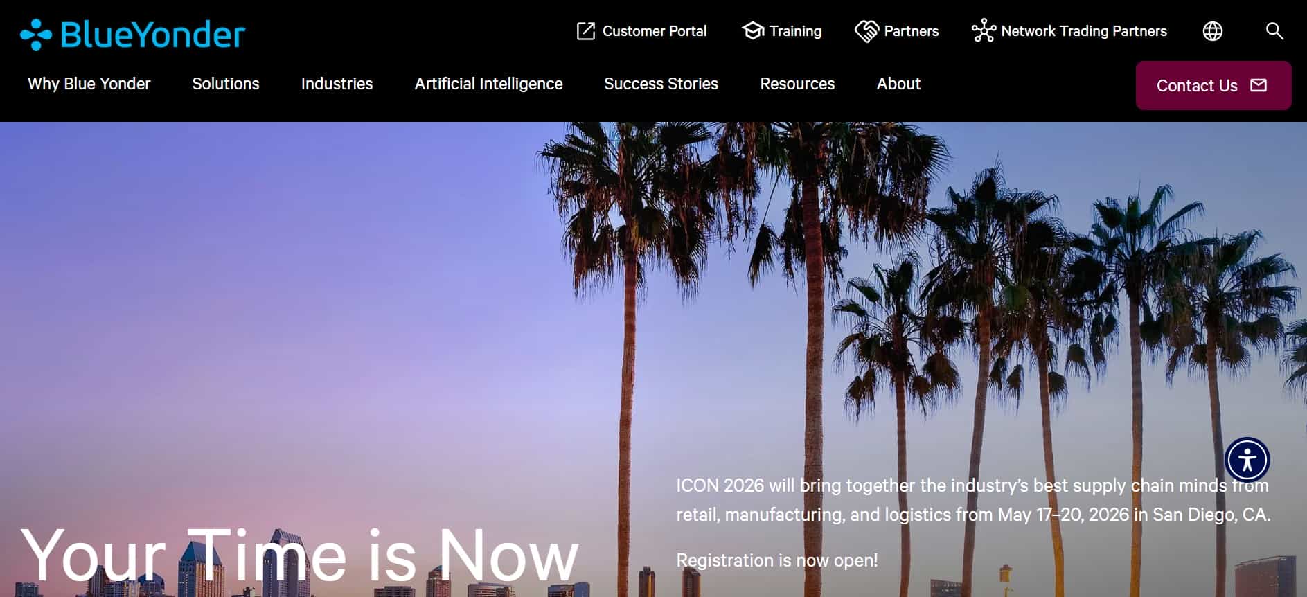 Blue Yonder website screenshot