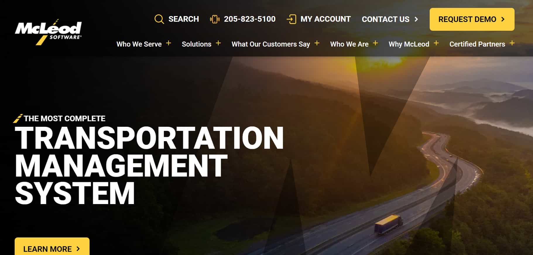 McLeod Software website screenshot